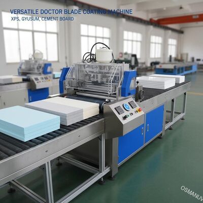 Machine polyvalente de revêtement Doctor Blade pour panneaux composites - XPS, plâtre, plaque de ciment