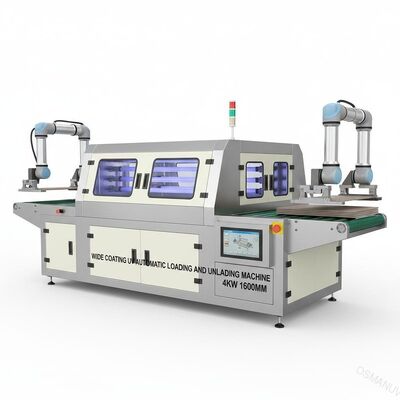 Machine automatique UV de revêtement large 4KW 1600mm de chargement et de déchargement