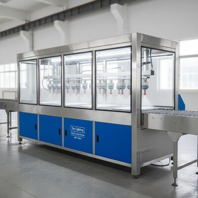 Machine de revêtement de jet avec l'éclairage technique 380V 28kw de système de convoyeur