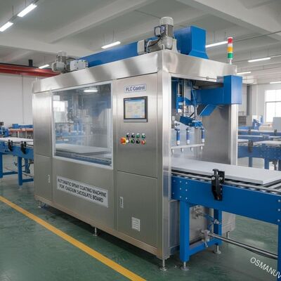 Machine de revêtement automatique de jet pour PLC, panneau de silicate de calcium de contrôle