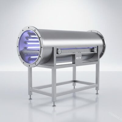 Machine 1m/Min d'irradiation uv d'onde lumineuse de tube d'acier inoxydable du Sus 304