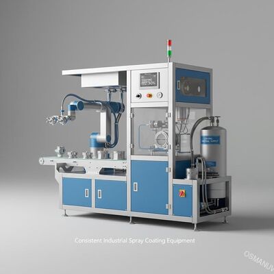 Équipement de revêtement par pulvérisation industriel cohérent avec une efficacité de revêtement ≥ 90%