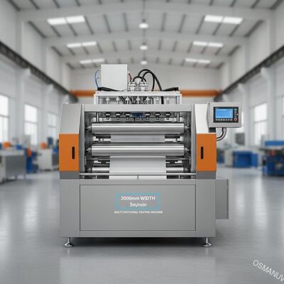 largeur 5m/Min Multifunctional Coating Machine de 2000mm 3 rouleaux