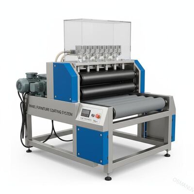 Équipement de revêtement de rouleau épais à C.A. 110v 100mm pour des meubles de panneau