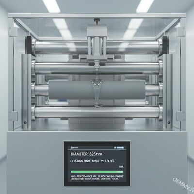Équipement de revêtement à rouleaux de haute performance Diamètre 200-400 mm Uniformité du revêtement ≤ ± 2%
