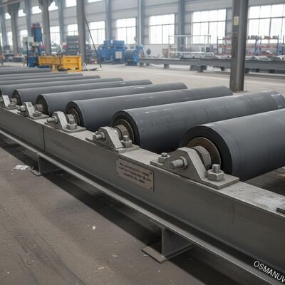 Largeur maximale de revêtement 1000 mm Rouleaux de convoyeur lourds de diamètre 200-400 mm