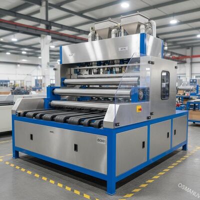 ISO9001 le métal en plastique trois de la largeur 1320mm roulent la machine de revêtement