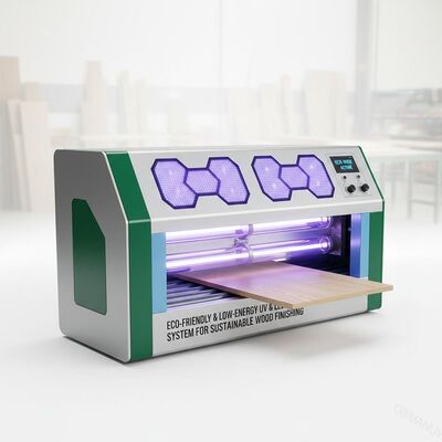 Système de durcissement UV et LED écologique et à faible consommation d'énergie pour la finition durable du bois
