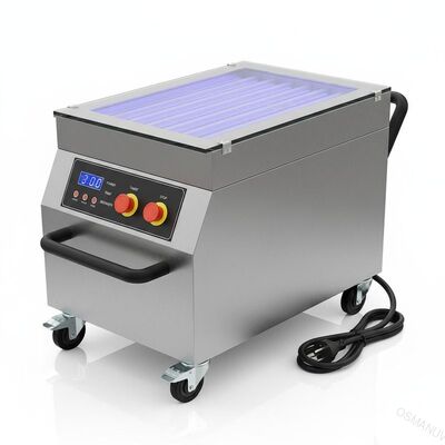 Machine de traitement mobile de lumière UV, machine UV laminée à froid de dessiccateur de plat