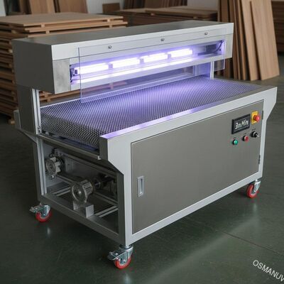 Machine 3m/Min de Mesh Width Uv Floor Curing de convoyeur de W400mm