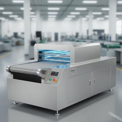 ISO9001 a mené la machine plus sèche UV avec le convoyeur de l'acier inoxydable SUS304