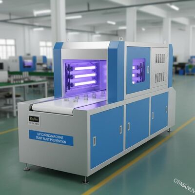 8m/Min prévention de rouille de traitement UV de la poussière de machine à C.A. 220V 4.8KW