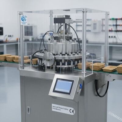 Smart IoT Rotary Coating Pilot Machine with CE Certificate for Premium Pulp Molded Products - Industry 4.0 Solution