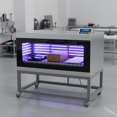 Four à polymérisation UV haute puissance pour séchage rapide des revêtements à base d'huile sur métal, meubles et panneaux PVC