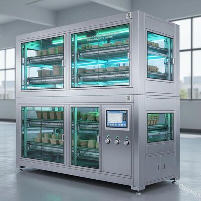 Sécheuse à micro-ondes industrielle à contrôle de précision pour produits moulés en pâte - Qualité et uniformité supérieures