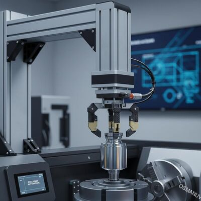 Robot à grille à 5 axes de précision pour la manutention de composants sensibles - Automatisation CNC de chargement/déchargement