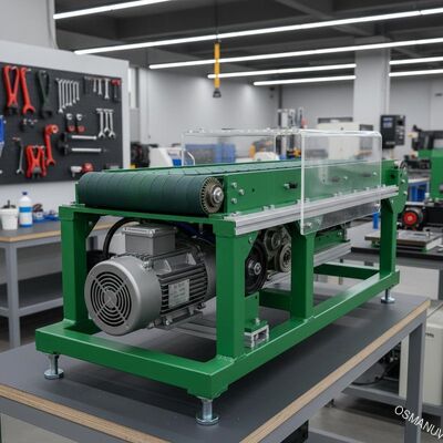 machine synchrone 0.75KW de bande de conveyeur de vert de commande numérique par ordinateur de 220V 50HZ