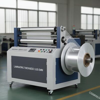 Épaisseur de stratification 0,03-2 mm Machine de stratification par film avec diamètre de remontage de 1000 mm
