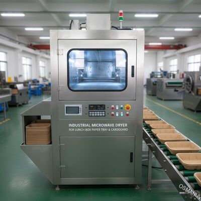 Sécheuse à micro-ondes industrielle pour boîtes à déjeuner
