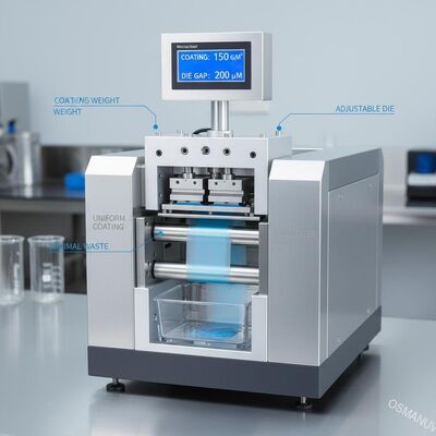 Machine de revêtement à fente professionnelle Poids de revêtement uniforme réglable Déchets minimaux