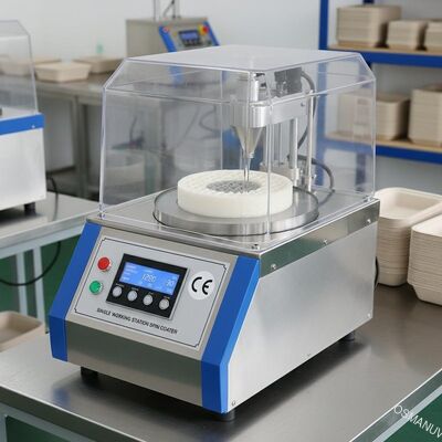 Station de travail unique Spin Coater Formage de pâte de papier pour l'emballage alimentaire Certification CE