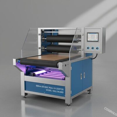 machine UV de dispositif d'enduction de double petit pain de largeur de 920mm pour le mur/conseil