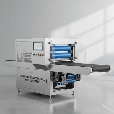 Machine UV de dispositif d'enduction de tache de petit pain de silicone du double 10KW