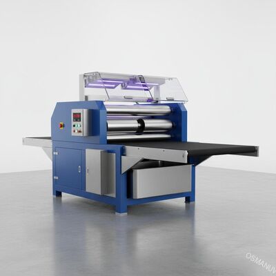 machine de revêtement UV de double petit pain de largeur de 620mm 10KW pour le plancher