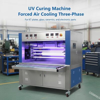 UV Curing Machine Forced-air Cooling Three-Phase Company pour les plats de KT ou le verre ou la céramique ou les composantes électroniques