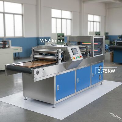 Équipement de revêtement de rouleau de W620mm 3.75KW/machine de revêtement UV pour le bois