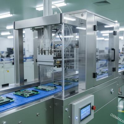 Machine de revêtement pneumatique de rideau transportant pour l'industrie électronique