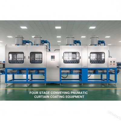Équipement de revêtement de transport à quatre étages 60KW 380V 50HZ de rideau pneumatique