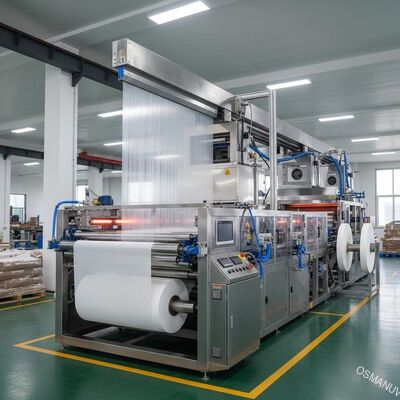 Visite de papier nette d'usine de largeur de machine de revêtement de rideau