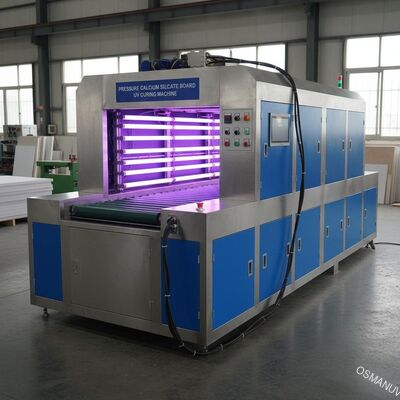 Tension d'alimentation de traitement UV de la machine 410V 50HZ de panneau de silicate de calcium de pression
