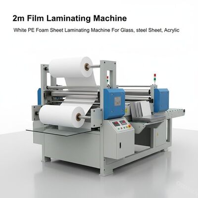 Machine de laminage de film de 2m, machine de laminage de feuille de mousse de PE blanc pour verre, feuille d'acier, acrylique