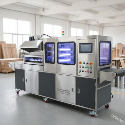 Machine de revêtement UV naturelle de chauffage au gaz 0,1 - 1m/min pour la peinture de meubles