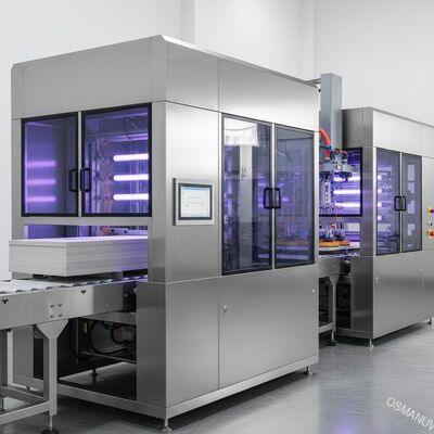 90deg tournant la machine de revêtement UV automatique pour le panneau de fibres agglomérées de ciment