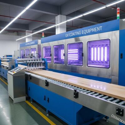 Chaîne de production de peinture de jet équipement de revêtement UV pour le conseil de l'épaisseur 150mm