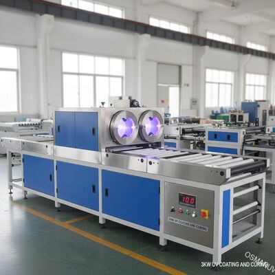 10m Min Automatic Uv Coating Machine, revêtement 3KW et machine UV de traitement