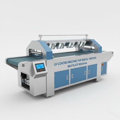 Machine de revêtement UV pour Digital imprimant 0.1M/Min 4KW W2440mm Max Plate
