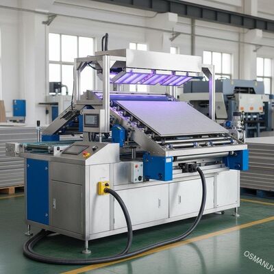 Rotation UV de la machine de revêtement 90deg électrique pour le panneau de fibres agglomérées de ciment