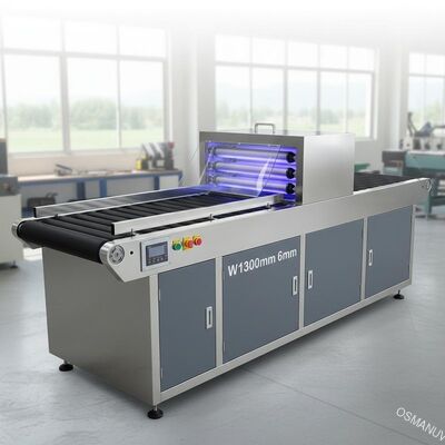 Machine de revêtement UV protectrice d'épaisseur/machine de traitement UV W1300mm 6mm