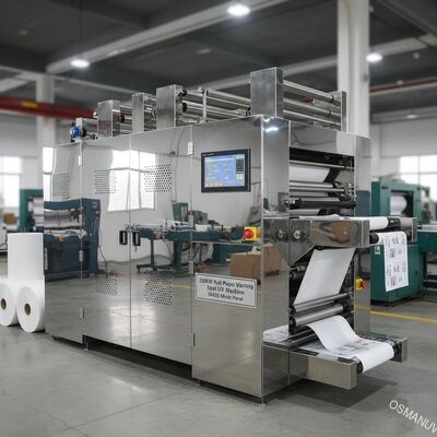 200KW rouleau de papier vernis UV machine d'impression 304ss panneau miroir