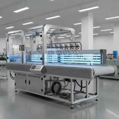 Vernissez le convoyeur de peinture UV de revêtement de PVC de la machine 2.5m