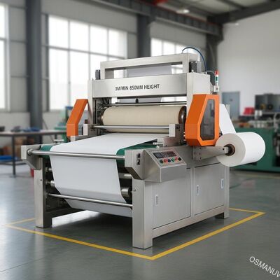 petit pain rotatoire de machine de transfert de chaleur de presse de taille de 3m/Min 850mm à rouler
