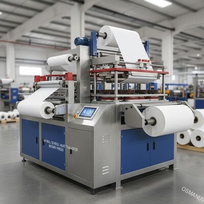Petit pain UV pour rouler la machine de transfert de chaleur, machine rotatoire de presse de la chaleur 410V