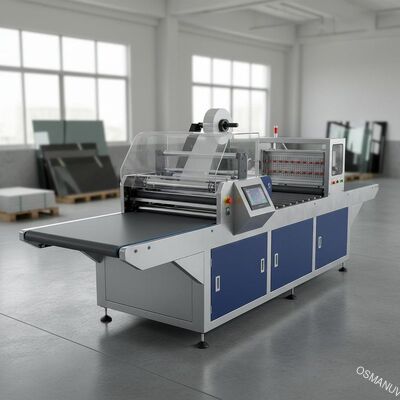 Machine de stratification avec le film automatique coupant la machine UV de dispositif d'enduction pour le verre, panneau, panneau de PVC, écran de visualisation