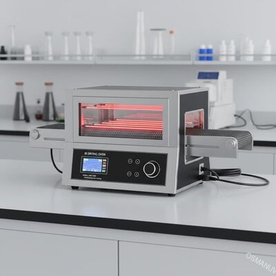 Four de séchage IR programmable compact avec convoyeur pour tests R&D continus
