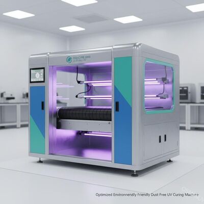 Machine de durcissement UV optimisée et écologique, exempte de poussière