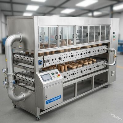 Machine de séchage industriel à gaz naturel à double couche en acier inoxydable